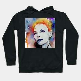 digital portrait of Annie Lennox Hoodie